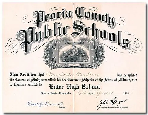 Oak Hill School, Douglas Coulter Collection