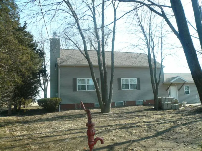 Rice School is now a lovely home located on Route 40. January 2009