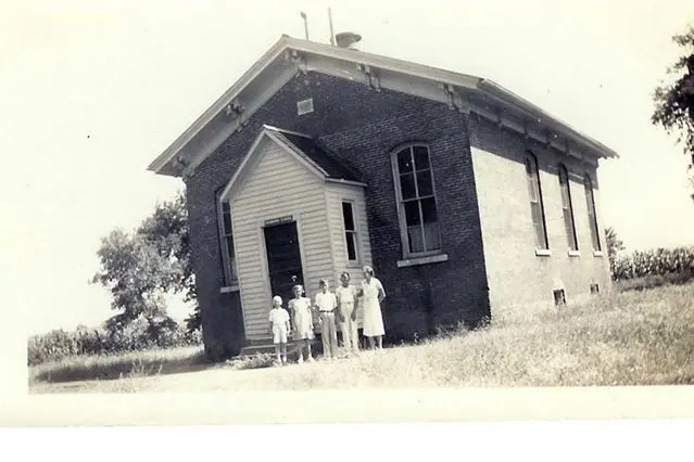 Those pictured are (l. to r.) Bob Bieberich, Elaine Bieberich, William L. Miller, Fred Bieberich and Margery Miller Bettman.