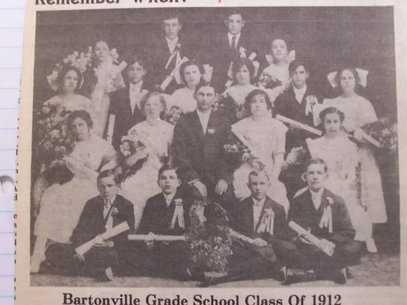 Bartonville School, 1912
