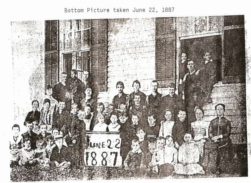 Trivoli school pupils, June 22, 1887