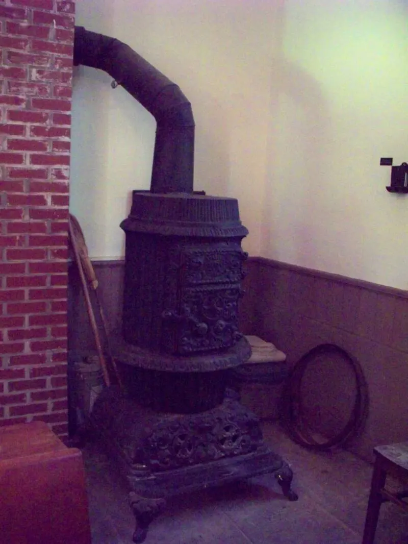 Stove in the Graham Chapel School House