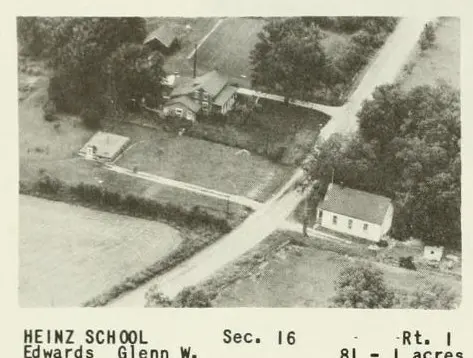 This is the original location of Heinz School. After it closed it was moved to another location on Heinz Lane.