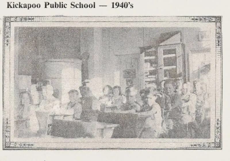 Kickapoo School, 1945