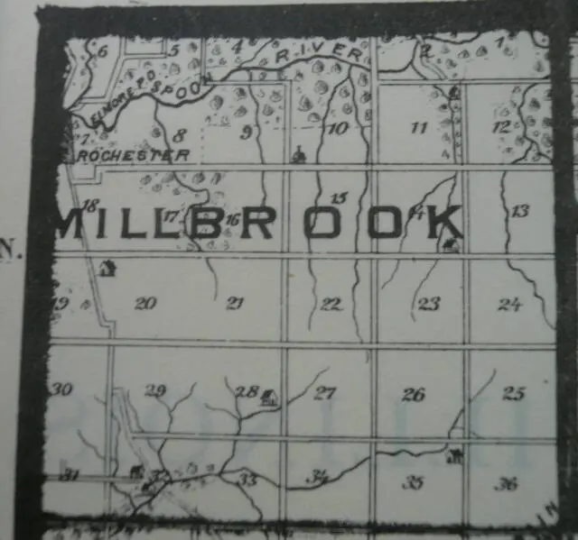 Map of Millbrook Township school districts