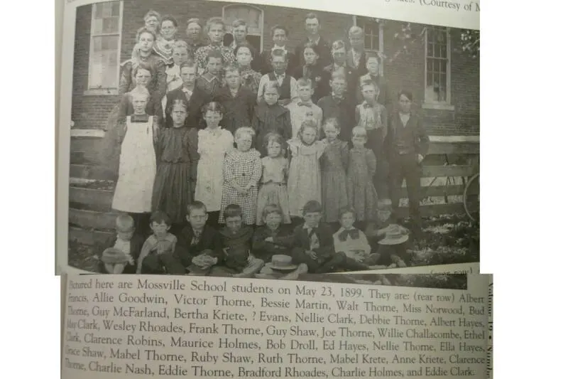 Mossville Grade School 1899