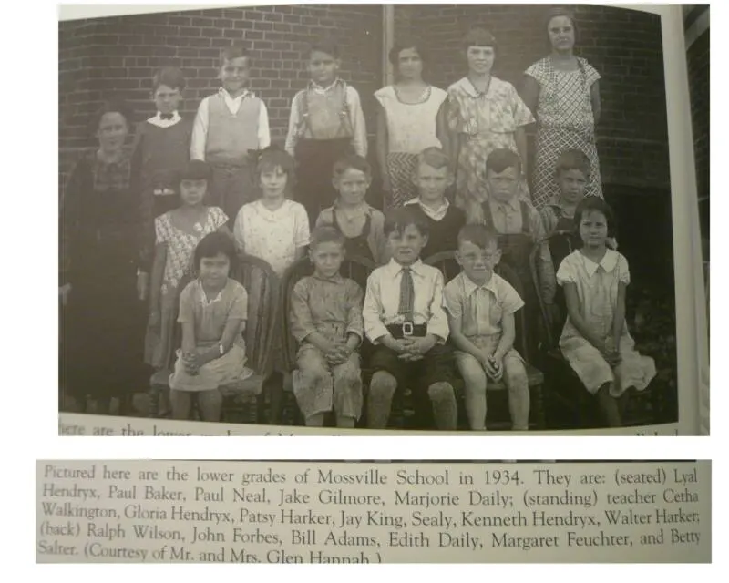Mossville Grade School 1934