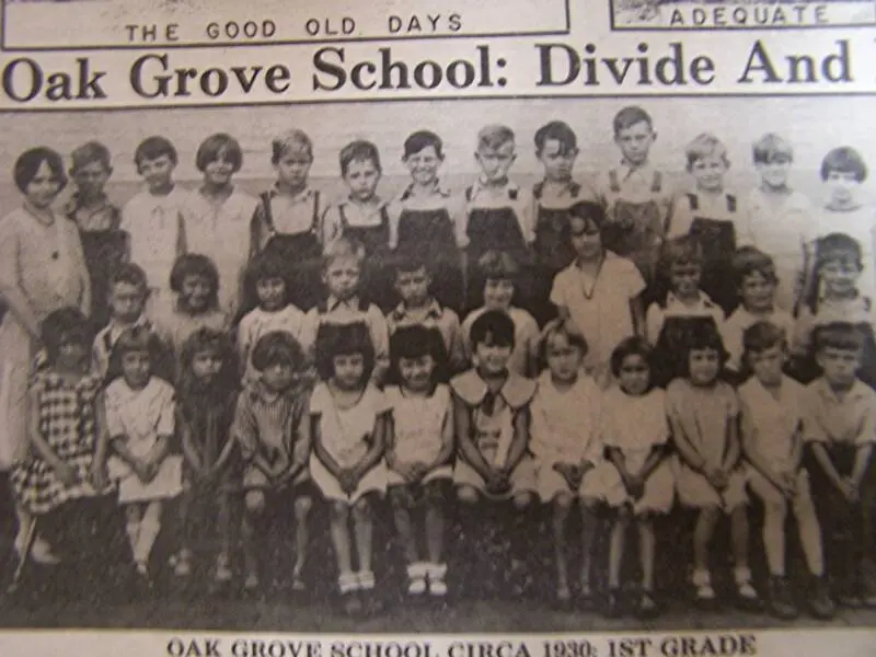 Oak Grove School, 1930