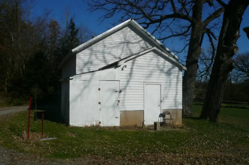 December 2008. School is in good repair and is used for storage.