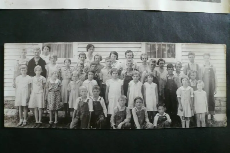 Trivoli School, album of teacher Leatha Folkenroth Whitlock