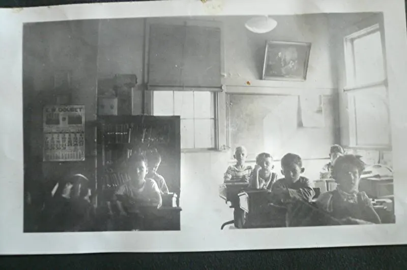 Trivoli School, album of teacher Leatha Folkenroth Whitlock