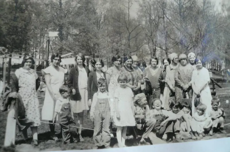 Trivoli School, album of teacher Leatha Folkenroth Whitlock