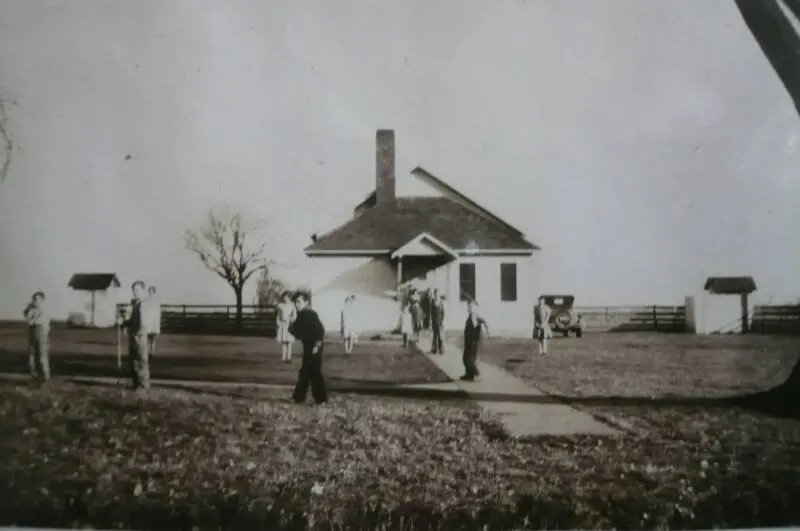 Trivoli School, album of teacher Leatha Folkenroth Whitlock