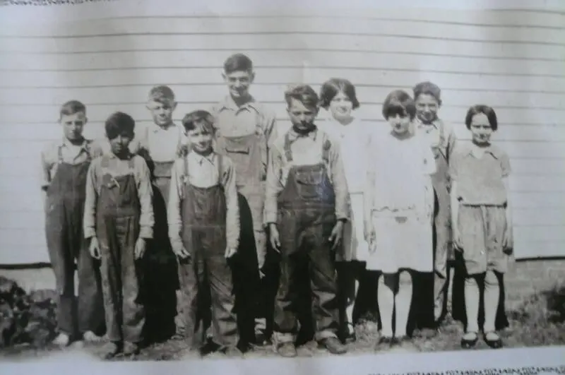 Trivoli School, album of teacher Leatha Folkenroth Whitlock