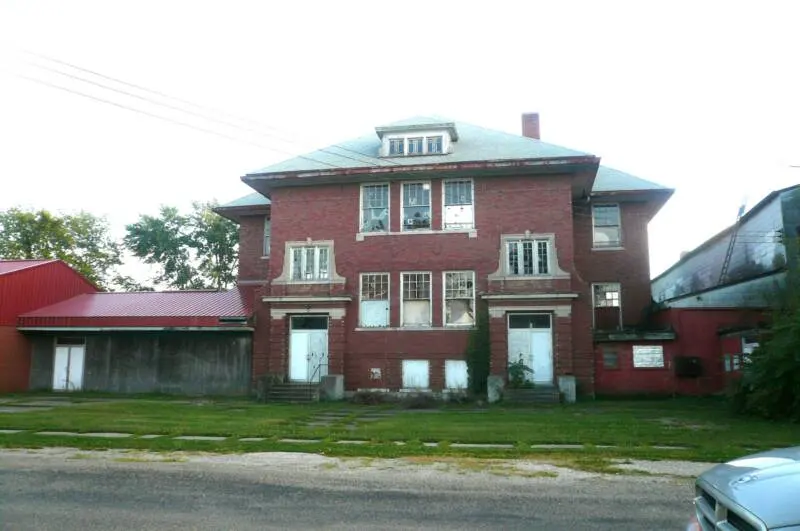Former Glasford Grade School and Gym, September 2009