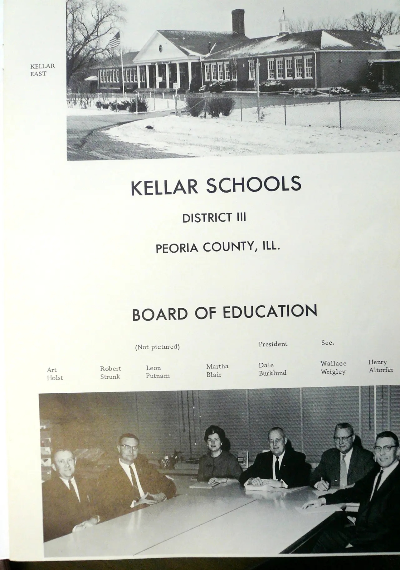 Kellar School board, 1950s