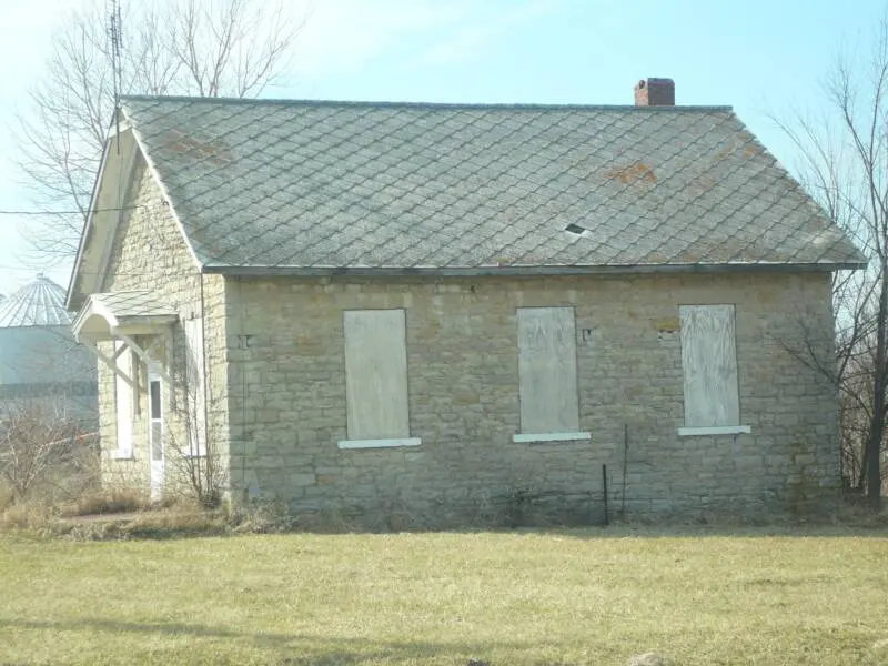 March 2009 Stone School/Pea Ridge School. Building is owned by Deal Family.