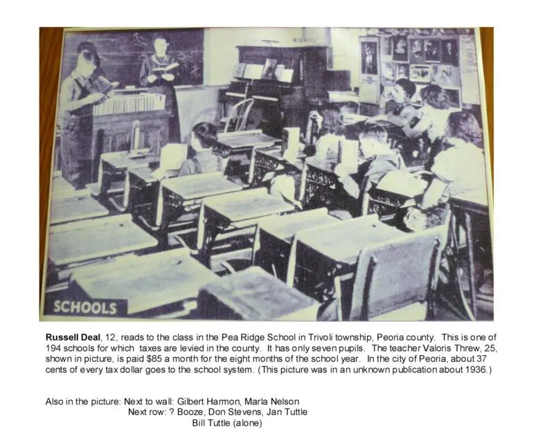 Pea Ridge (Stone) School class