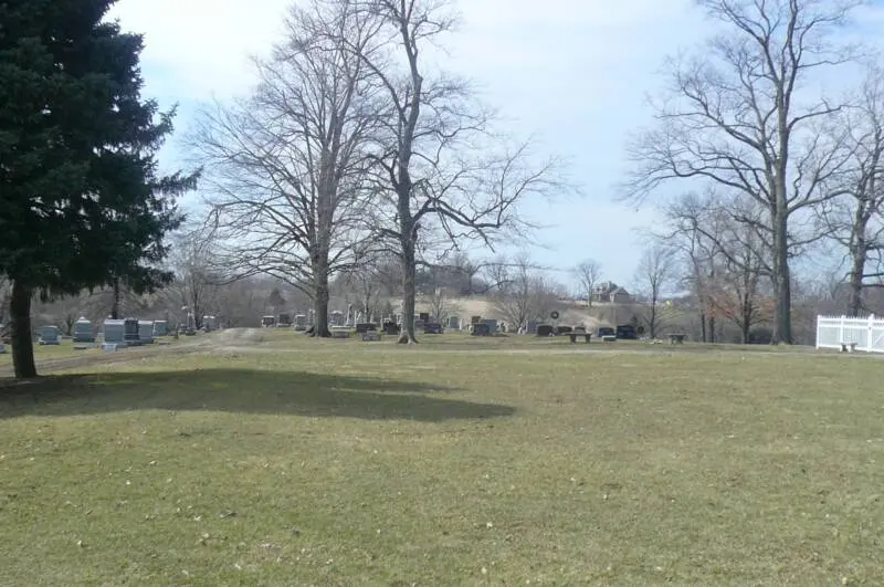 Cemetery located next to Pleasant Grove School