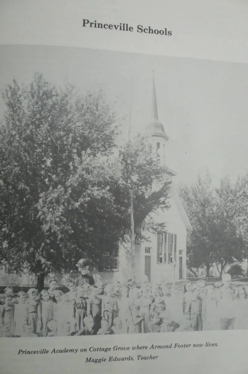 Princeville Academy, 1898 (built in 1873). Princeville Heritage Center