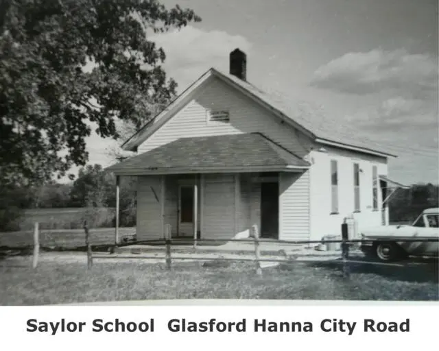 Saylor School, south of Hanna City