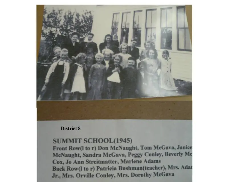 Summit School, 1945 (picture from Princeville Heritage Center)